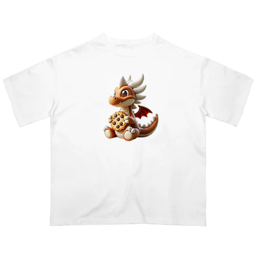 ドラゴンとビスケット オーバーサイズTシャツ