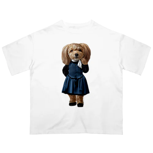 愛犬コスチューム：れあ＠チワプー Oversized T-Shirt