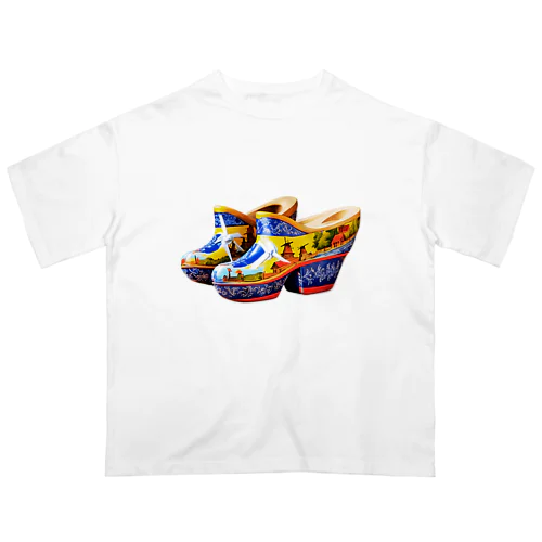 🌷オランダ💕木靴👢✨ Oversized T-Shirt
