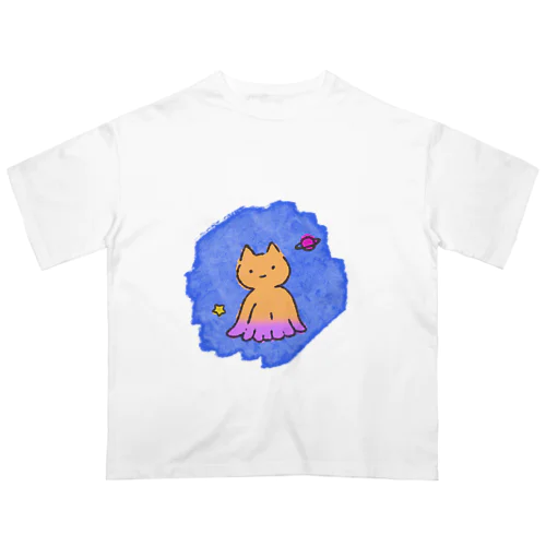 ちびねこ火星人 Oversized T-Shirt