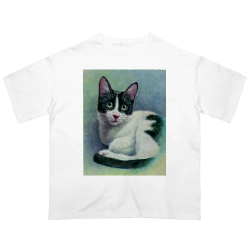 キャットアートハチワレくん オーバーサイズTシャツ