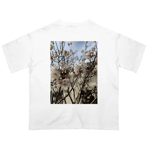 桜 オーバーサイズTシャツ