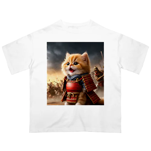 戦ねこ オーバーサイズTシャツ