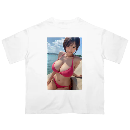 AI美女グラビア５ Oversized T-Shirt
