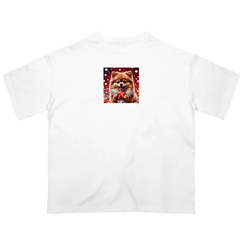 スターキャンディのポメラニアン Oversized T-Shirt