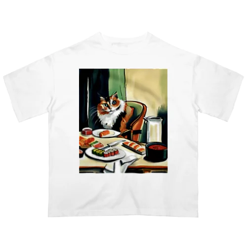 I love Sushi!! オーバーサイズTシャツ