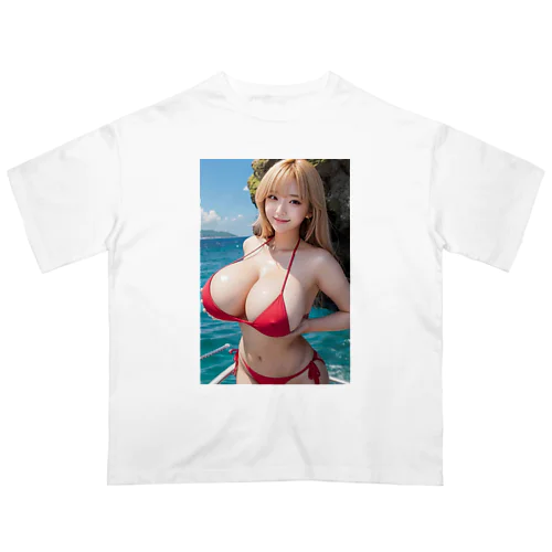 AI美女グラビア10 Oversized T-Shirt