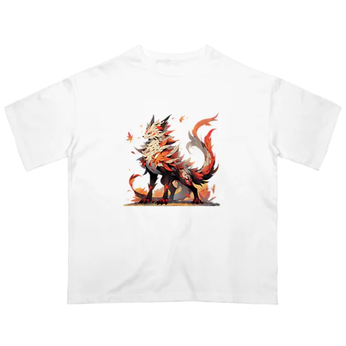 竜狐 オーバーサイズTシャツ