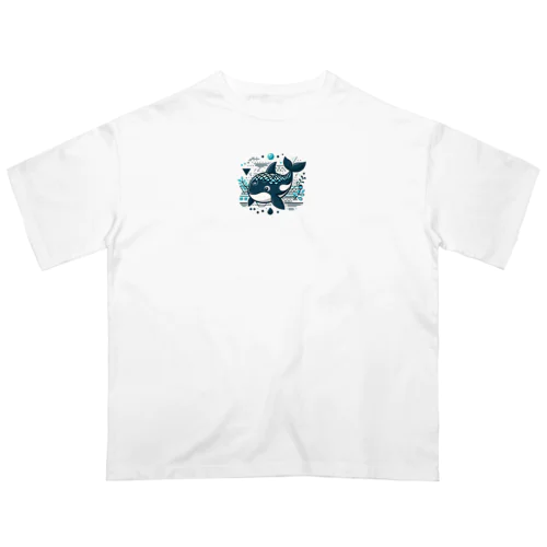 魚虎クン オーバーサイズTシャツ