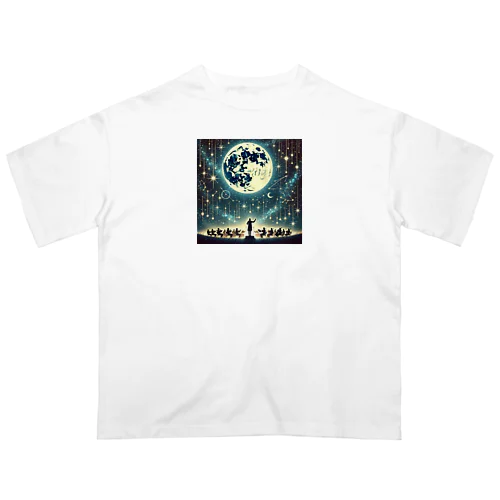 Harmony of the Starry Sky - 星空の調和 Oversized T-Shirt