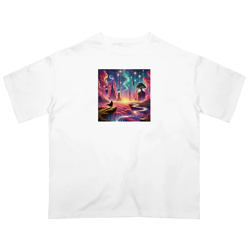 Journey Beyond the Horizon - 無限の旅路 オーバーサイズTシャツ