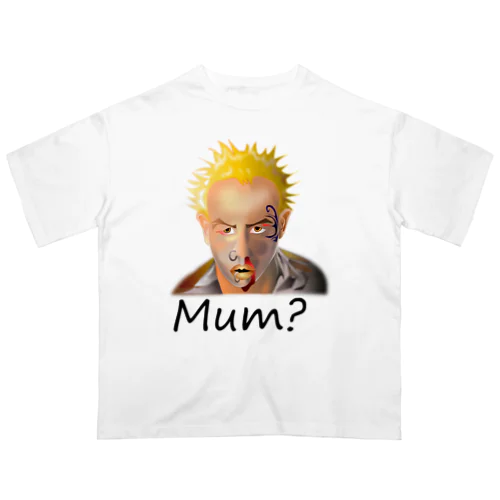 Mum?(black) Oversized T-Shirt