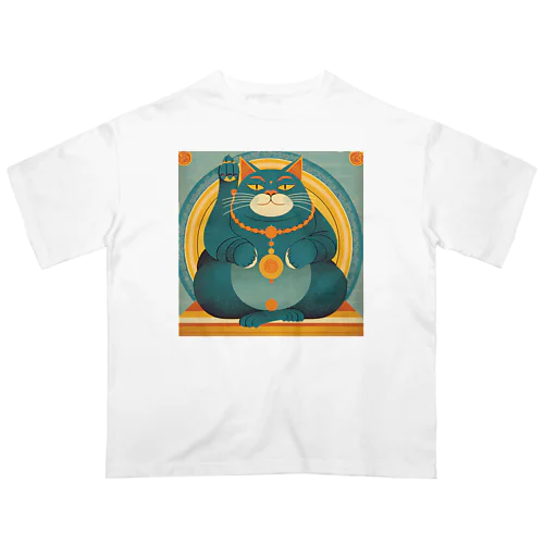 太った猫グッズ Oversized T-Shirt