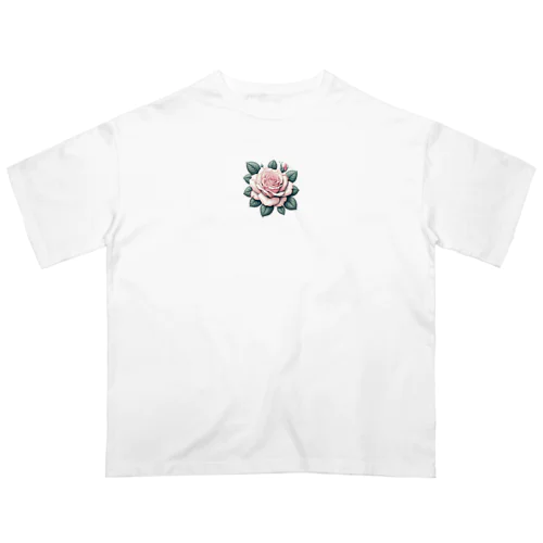 一本の強い薔薇 Oversized T-Shirt