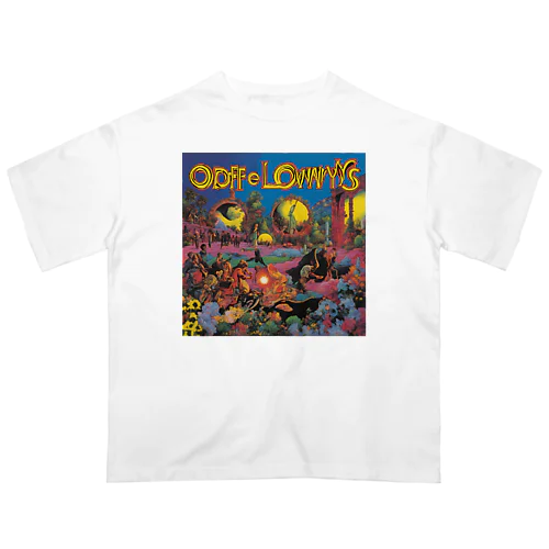 ありそうでいない架空の洋楽アーティストのCDジャケットTシャツ　～その⑤～ Oversized T-Shirt