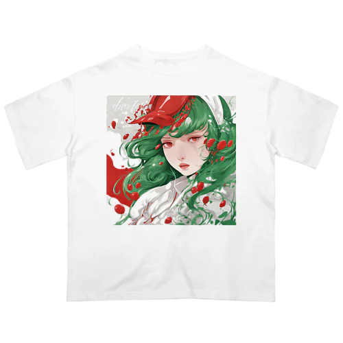 抗血小板薬の擬人化 オーバーサイズTシャツ