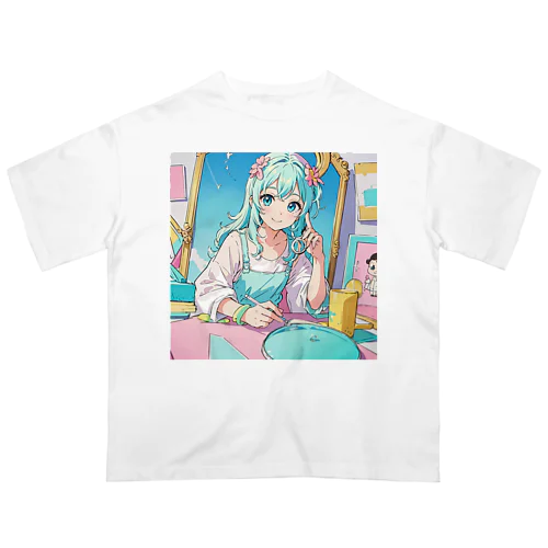 魔法アクセサリー少女 オーバーサイズTシャツ