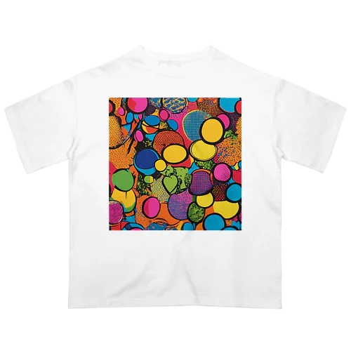 ポップアート オーバーサイズTシャツ