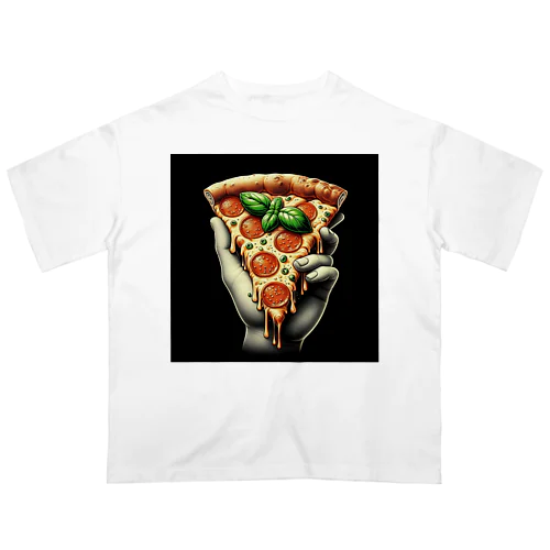 おしゃれなpizzaのグッズ Oversized T-Shirt