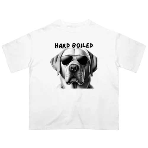 ハードボイルド犬ラブラドール オーバーサイズTシャツ