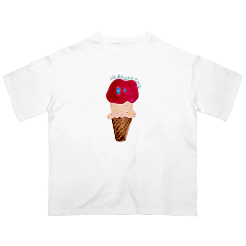 icecream goast サムイ Oversized T-Shirt