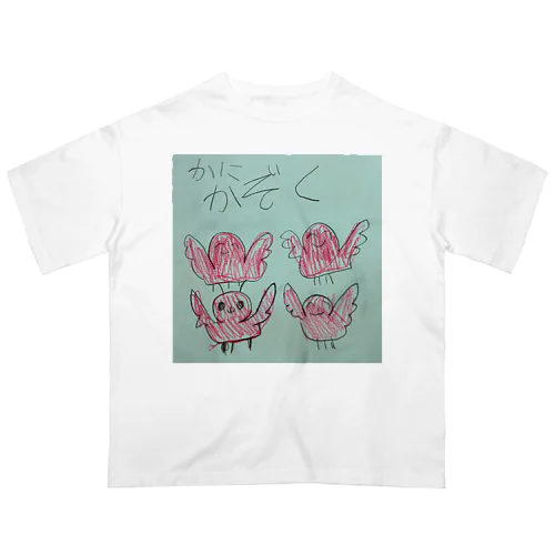 蟹座 カニ家族 Oversized T-Shirt