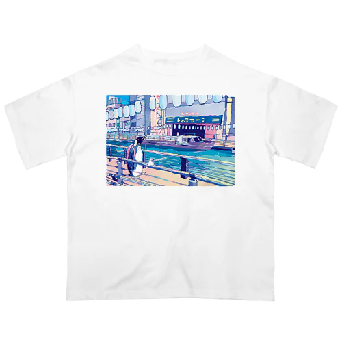 【Man of La Mancha】/なんばの風景 Oversized T-Shirt