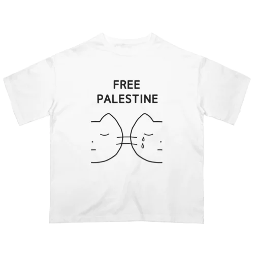 Free Palestina Donation Goods オーバーサイズTシャツ