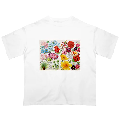 Flowers オーバーサイズTシャツ