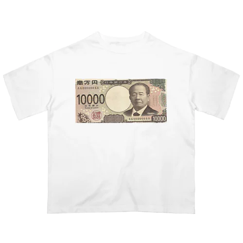 渋沢栄一　新一万円札プリント Oversized T-Shirt