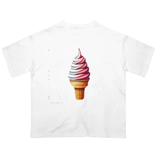 ソフトクリームはいかがでしょうか？ オーバーサイズTシャツ