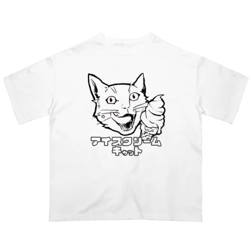 アイスクリームキャット オーバーサイズTシャツ