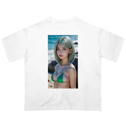 AI美女9 オーバーサイズTシャツ