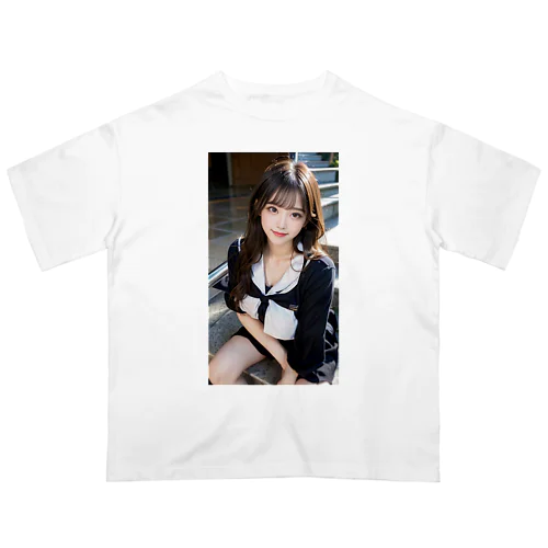 AI美女11 オーバーサイズTシャツ