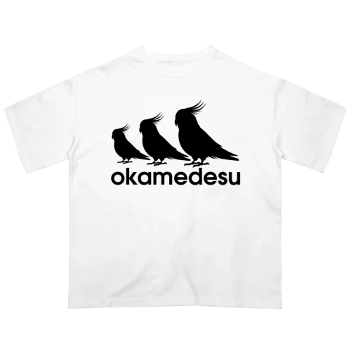 okamedesu オカメです💗 オーバーサイズTシャツ