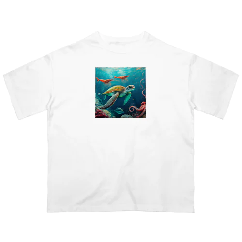 海亀 オーバーサイズTシャツ