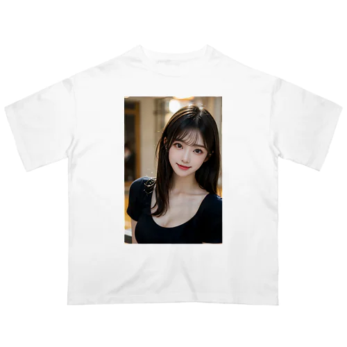 AI美女13 Oversized T-Shirt