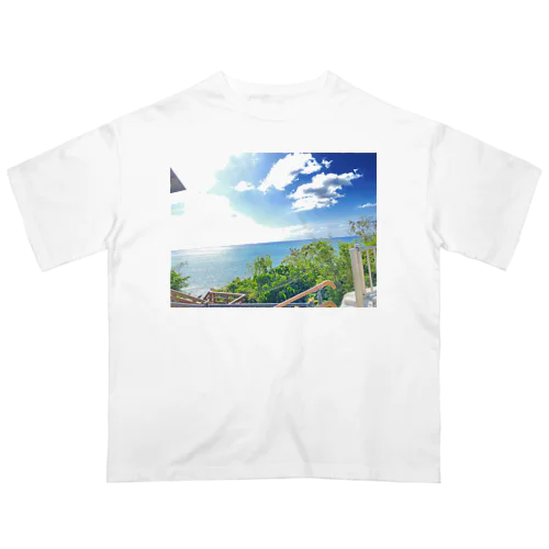 沖縄の海 Oversized T-Shirt