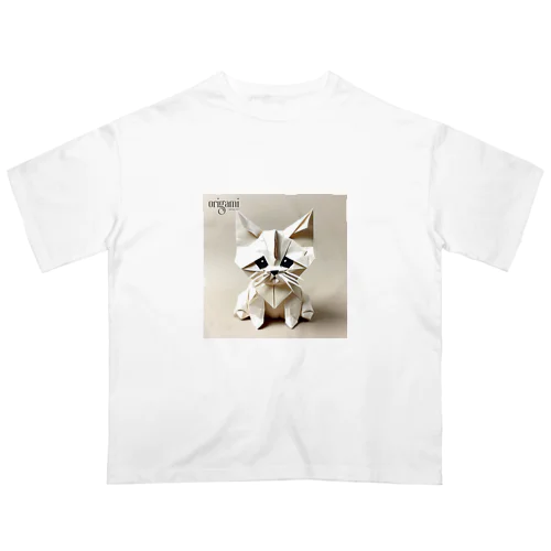 origami子猫 Oversized T-Shirt