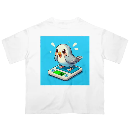 スタイルを気にするおしゃまなインコのグッズ オーバーサイズTシャツ