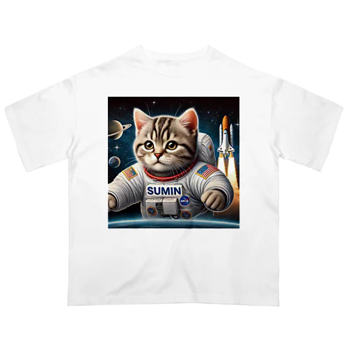 スペースCat Oversized T-Shirt