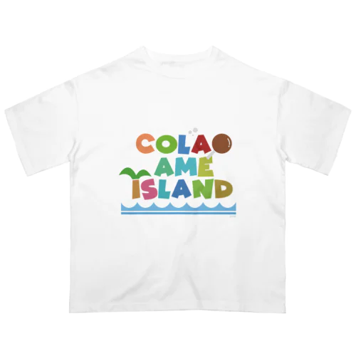 COLA AME ISLAND ロゴ 1 オーバーサイズTシャツ