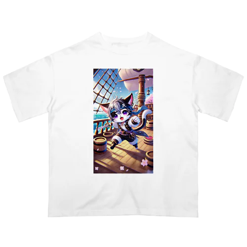 海賊Sakura  オーバーサイズTシャツ