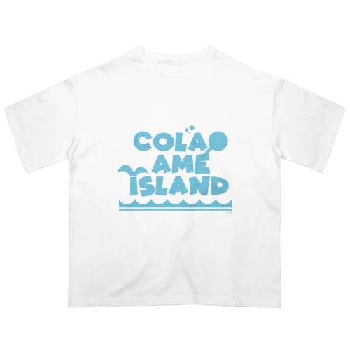 COLA AME ISLAND ロゴ 2 オーバーサイズTシャツ