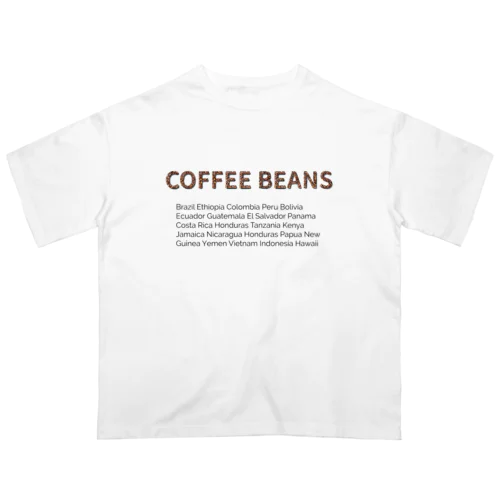 coffee beans オーバーサイズTシャツ