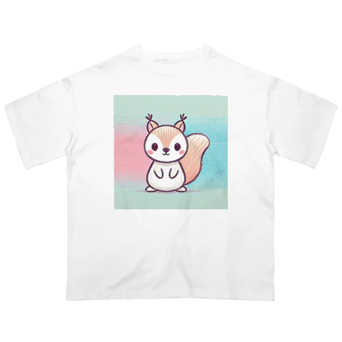 リスちゃんグッズ Oversized T-Shirt