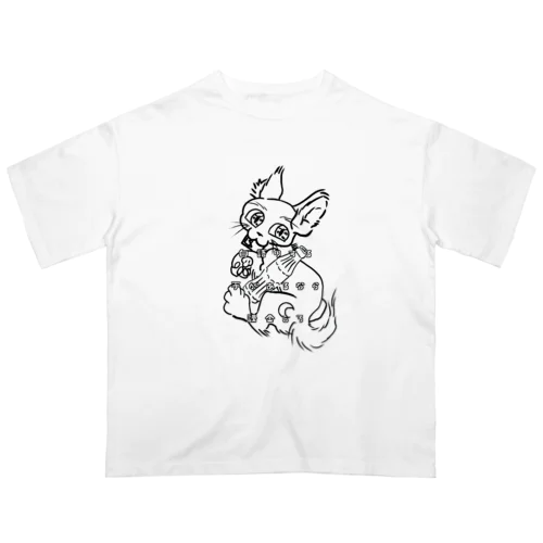 シャフねこTシャツ オーバーサイズTシャツ