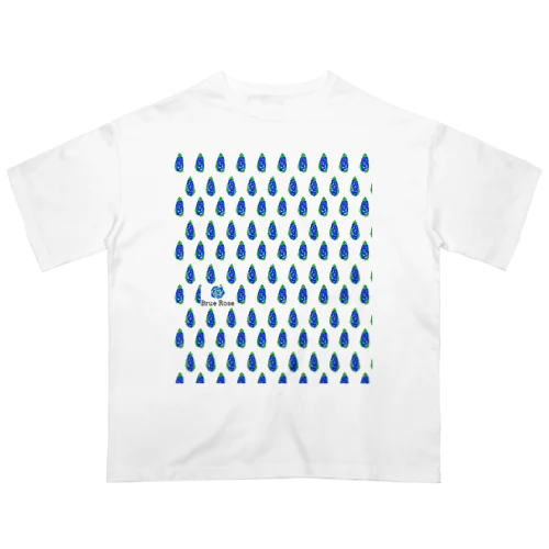 simple blue オーバーサイズTシャツ