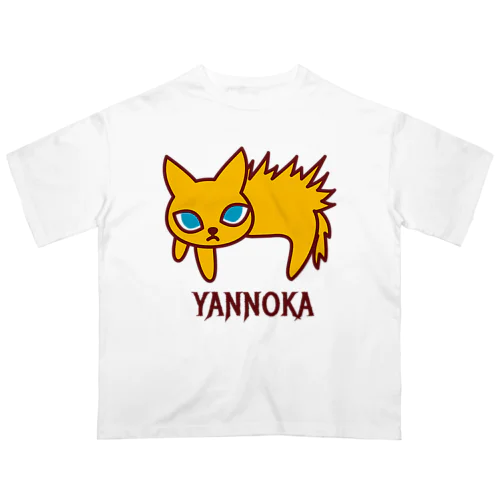 やんのか猫 金猫 Oversized T-Shirt