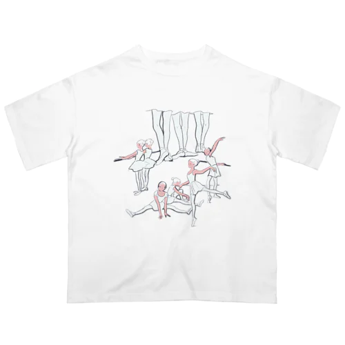 ballet school(おおきなお) オーバーサイズTシャツ